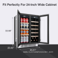 Wine and Beverage Coolers Compressor Glass Door Refrigerator